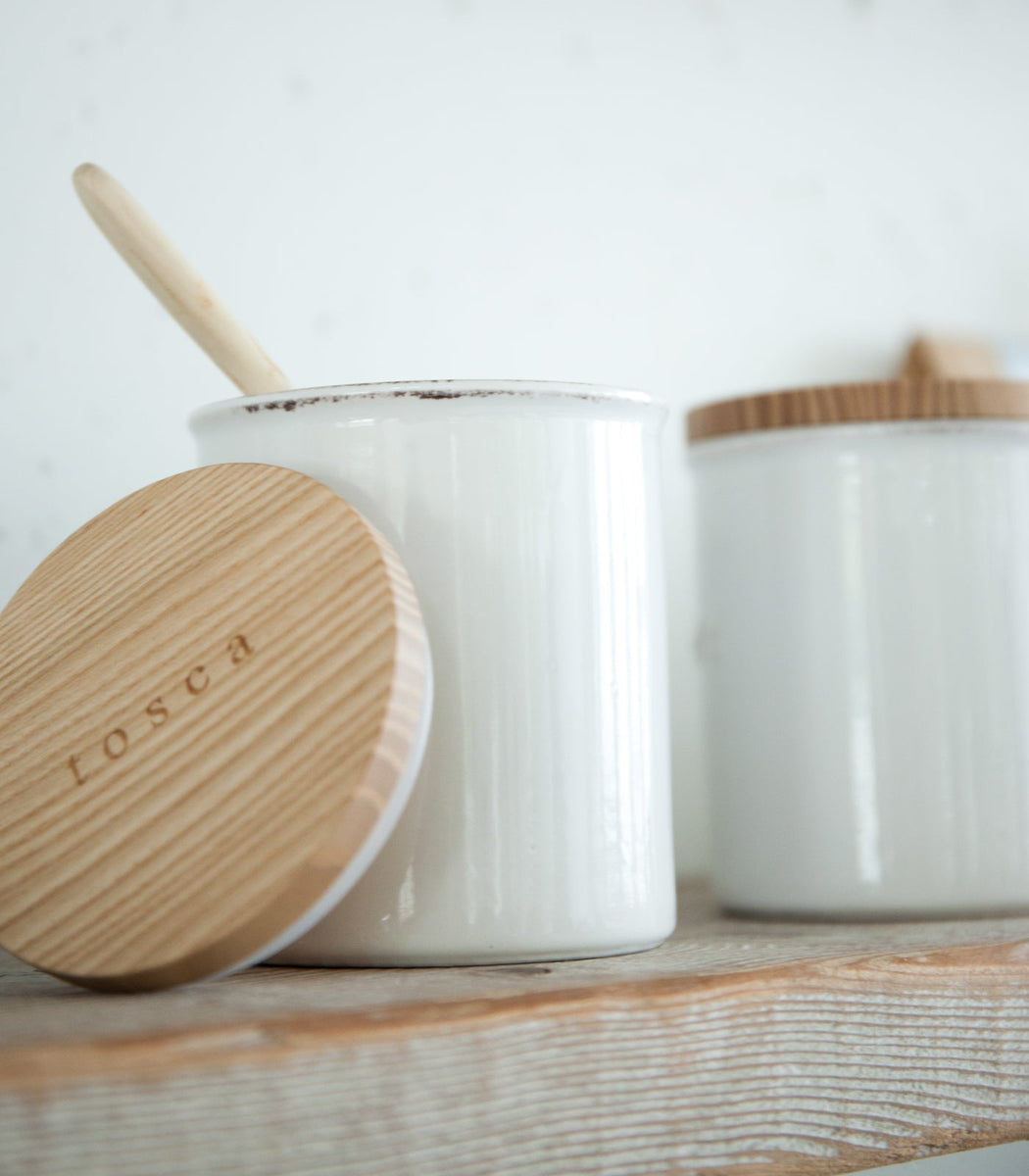 Ceramic Food Canister (Set of 3) Tejari and Co