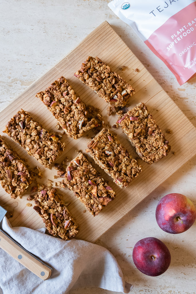 CHEWY APPLE PECAN GRANOLA BARS