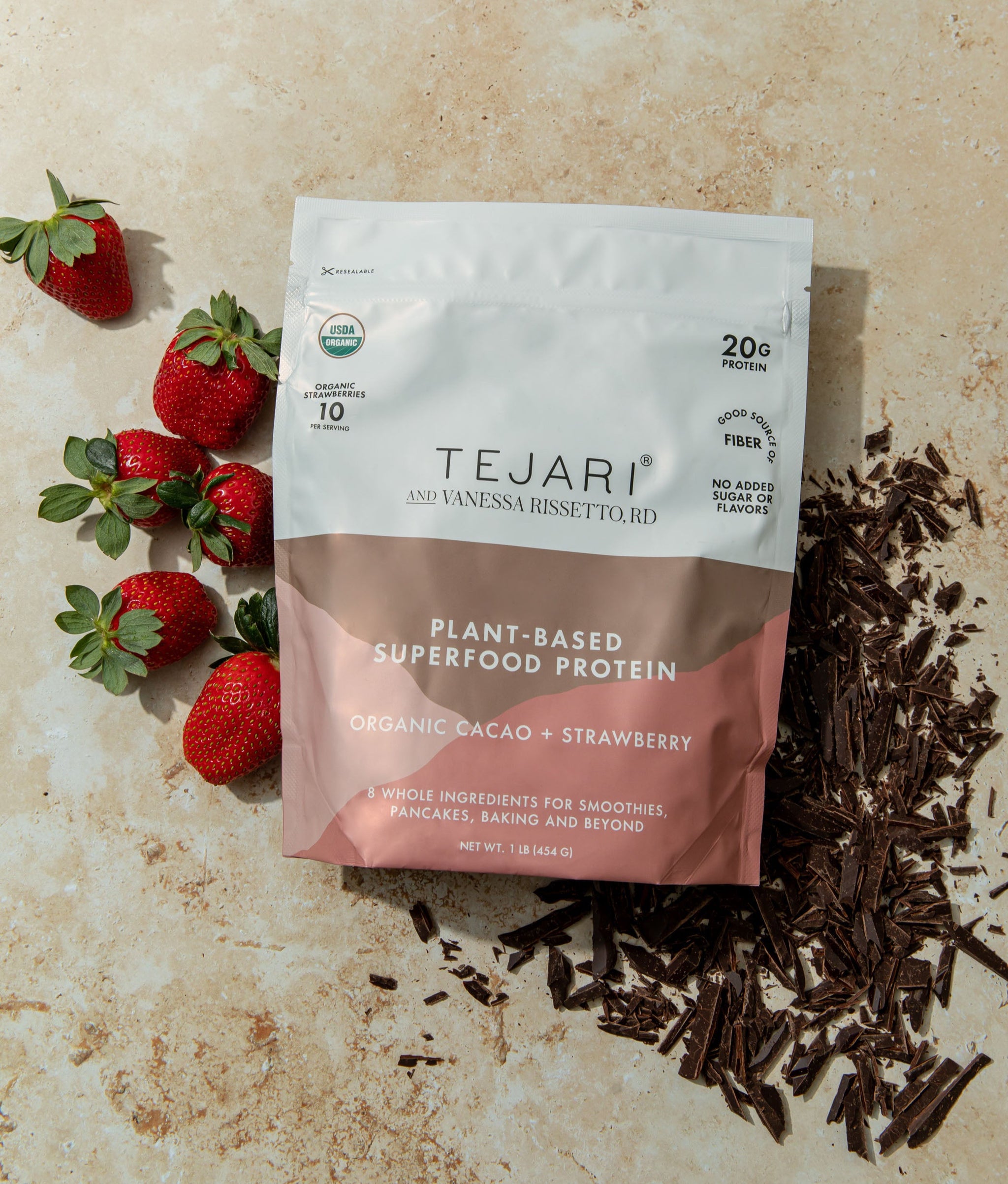 Organic Cacao + Strawberry | Full-Size Pouch – Tejari and Co
