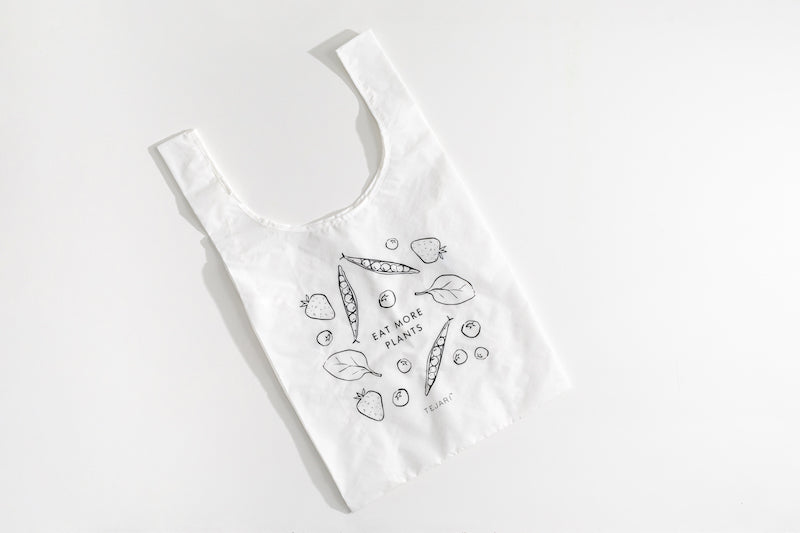 Reusable Grocery Bag Eat More Plants Bag 